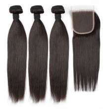 Good Quality 9A Grade Wholesale Remy Hair Extension Sew In Weave With Closure Cuticle Aligned Unprocessed